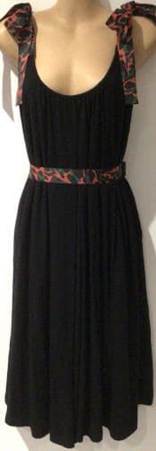TILBEA BLACK CARRIE SWING MATERNITY/NURSING DRESS NEW SIZE XL 16