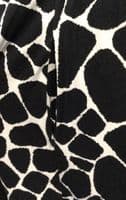 TILBEA BLACK/IVORY ZIP MATERNITY/NURSING DRESS SIZE M 10/12