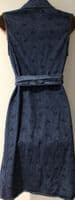 TU DENIM FLORAL SLEEVELESS SUMMER DRESS SIZE 8