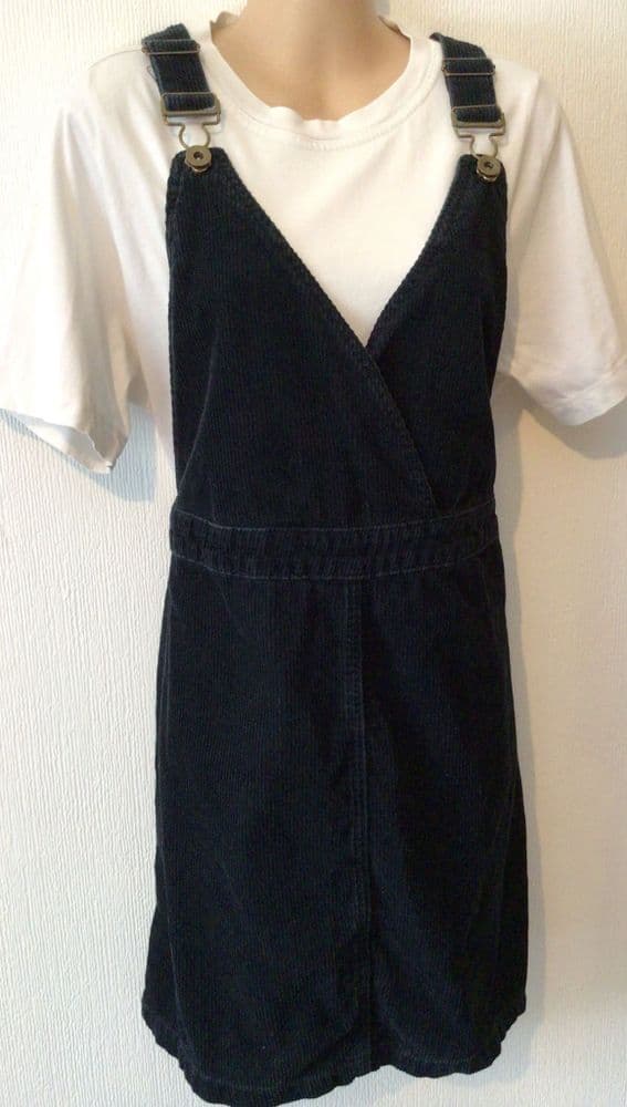 Navy online dungaree dress