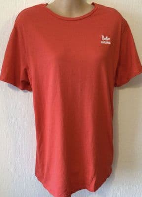 VERTBAUDET BRIGHT RED ZIP NURSING T-SHIRT TOP SIZE 10/12 (1)