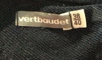 VERTBAUDET NAVY BABY WEARING ZIP HOODIE JACKET SIZE 10-12