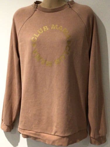 VERTBAUDET PINK CLUB MAMA NURSING SWEATSHIRT SIZE 10/12