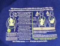 VIJA BLUE BABY SKIN TO SKIN TOP SIZE M 10/12