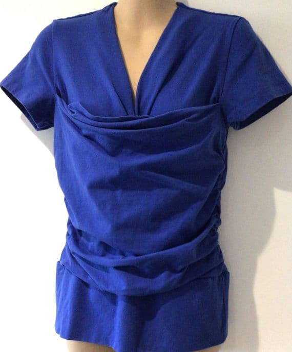 VIJA BLUE BABY SKIN TO SKIN TOP SIZE M 10/12