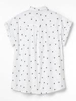 WHITE STUFF EMI COTTON EMBROIDERED STAR BUTTON BLOUSE TOP NEW SIZES 8 & 18