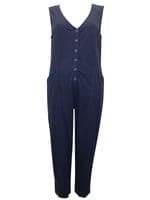 WHITE STUFF ISLA NAVY POPPER FRONT JUMPSUIT NEW SIZES 16 & 18