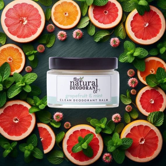 Clean Deodorant Balm - Grapefruit & Mint - The Natural Deodorant Co