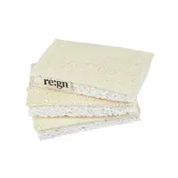 Compostable Sponges with Scourer, Pack of 3 - RE:GN