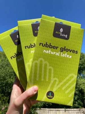 Ecoliving Natural Latex Rubber Gloves