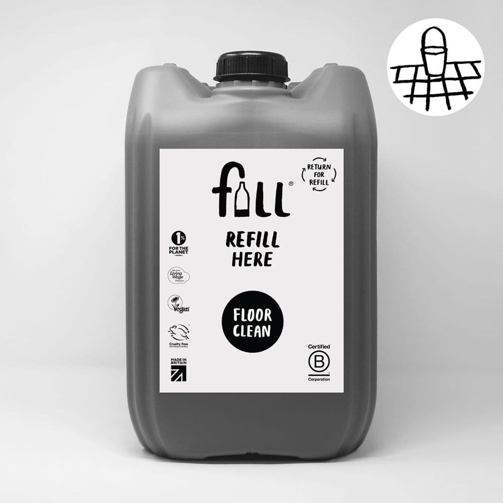 FILL Bergamot Floor Cleaner - Rescued & Refilled Bottle