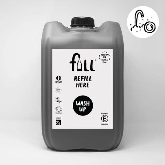 FILL Unscented Washing Up Liquid - Rescued & Refilled Bottle