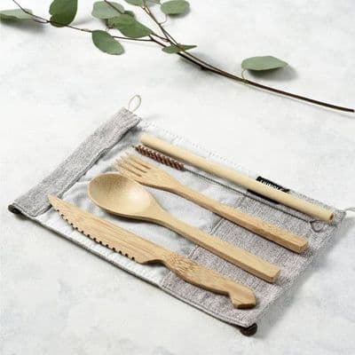 Jungle Culture Bamboo Cutlery Set