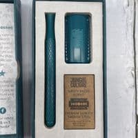 Jungle Culture Metal Safety Razor, with 10 blades - Teal
