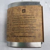 Jungle Culture Razor Blade Disposal Tin