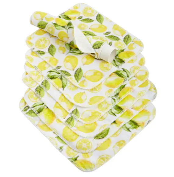 Lemon Print Reusable Kitchen Roll  - RE:GN