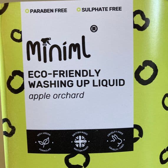 Miniml Apple Washing Up Liquid -  Closed Loop Bottle