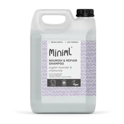 Miniml English Lavender & Chamomile Nourishing Shampoo - Rescued & Refilled Bottle