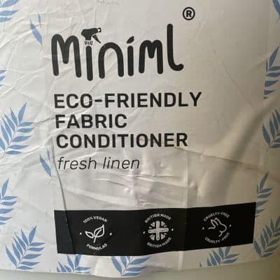 Miniml Fresh Linen Fabric Conditioner - Rescued & Refilled Bottle