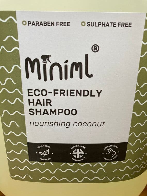 Miniml Nourishing Coconut Shampoo - Rescued & Refilled Bottle