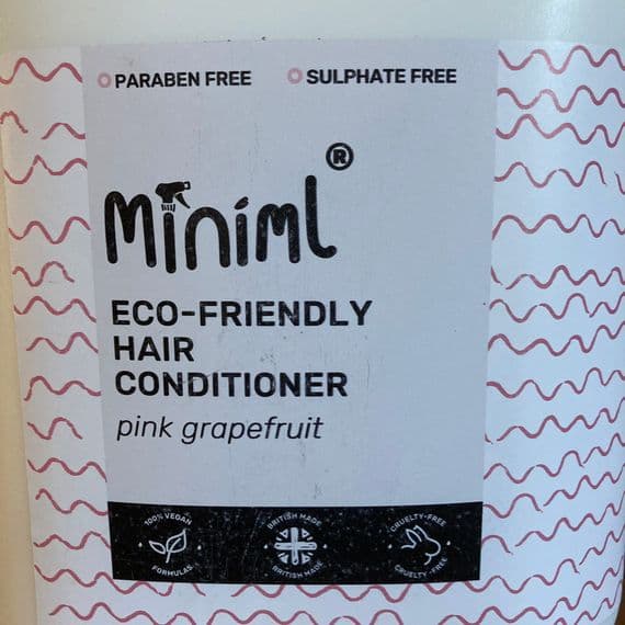 Miniml Pink Grapefruit and Aloe Vera Conditoner - Rescued & Refilled Bottle