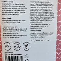 Miniml Pink Grapefruit and Aloe Vera Shampoo - Rescued & Refilled Bottle