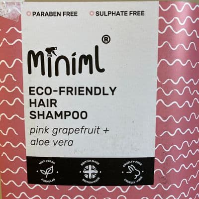 Miniml Pink Grapefruit and Aloe Vera Shampoo - Rescued & Refilled Bottle