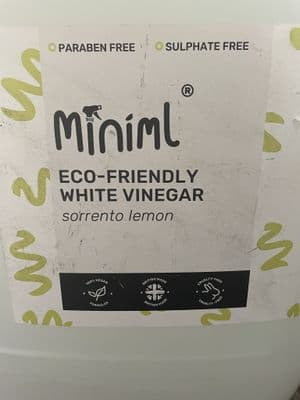 Miniml Sorrento Lemon White Vinegar - Rescued & Refilled Bottle