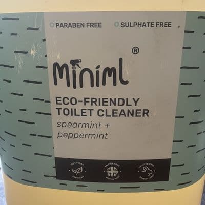 Miniml Spearmint and Peppermint Toilet Cleaner - Rescued & Refilled Bottle
