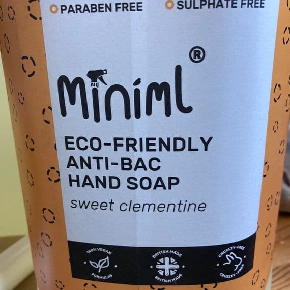 Miniml Sweet Clementine Anti Bac Handwash - Closed Loop Bottle