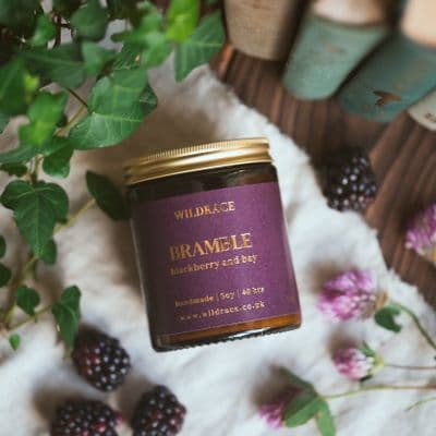 NEW! Bramble Blackberry & Bay Cottage Core Luxury Scented Candle - Wildrace