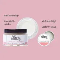 NEW! Clean Deodorant Balm - Palmarosa & Mandarin - The Natural Deodorant Co