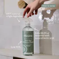 NEW! Miniml Cucumber and Mint Anti Bac Bathroom Cleaner - 750ml Spray Master Bottle