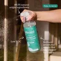 NEW! Miniml Mint Window and Glass Cleaning Spray - 750ml Spray Master Bottle