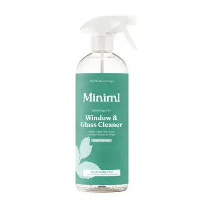 NEW! Miniml Mint Window and Glass Cleaning Spray - 750ml Spray Master Bottle