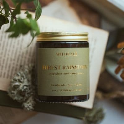 NEW! Petrichor Rain Luxury Scented Candle - Wildrace