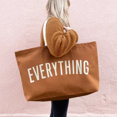 Really Big Bag - Tan - Alphabet Bags