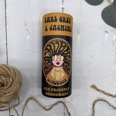 Scrubber Natural Deodorant Stick - Earl Grey & Jasmine