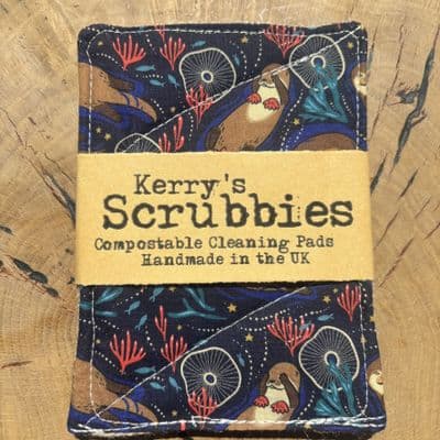 Scrubbies, set of 2 - Otters
