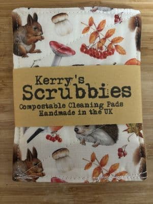 Scrubbies, set of 2 - Woodland