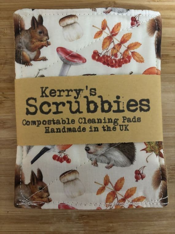 Scrubbies, set of 2 - Woodland