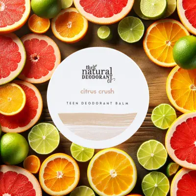 Teen Deodorant Balm - Citrus Crush - The Natural Deodorant Co
