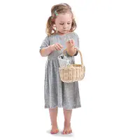Tenderleaf Wicker Shopping Basket