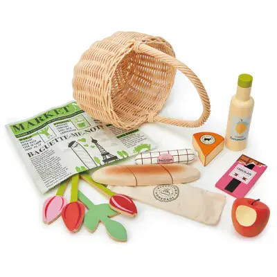 Tenderleaf Wicker Shopping Basket