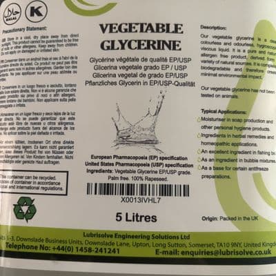 Vegetable Glycerine