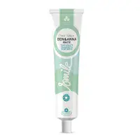 White Toothpaste in Aluminium Tube - With Fluoride - Ben & Anna