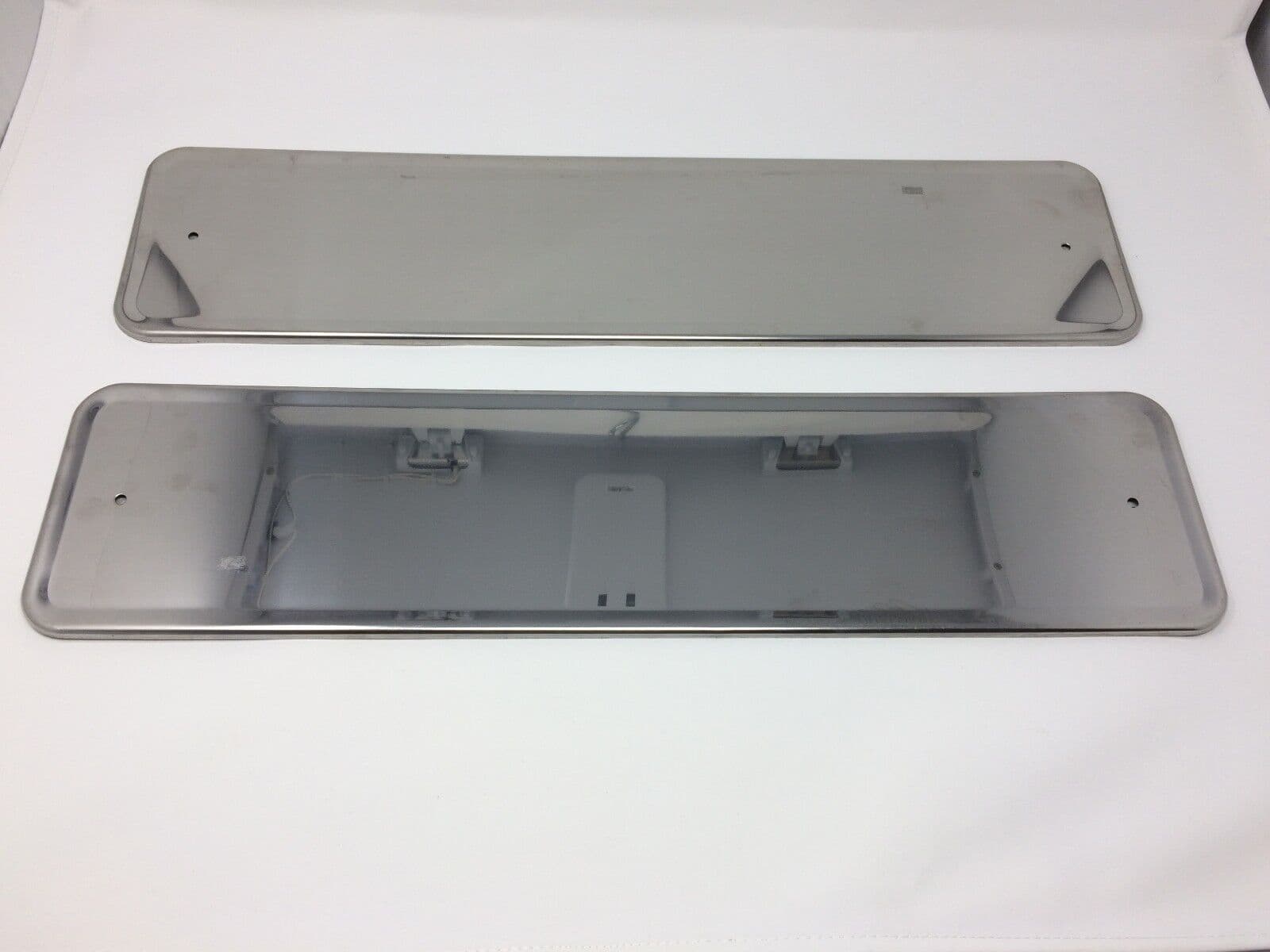 2 x Chrome Number Plate Surround Car Van