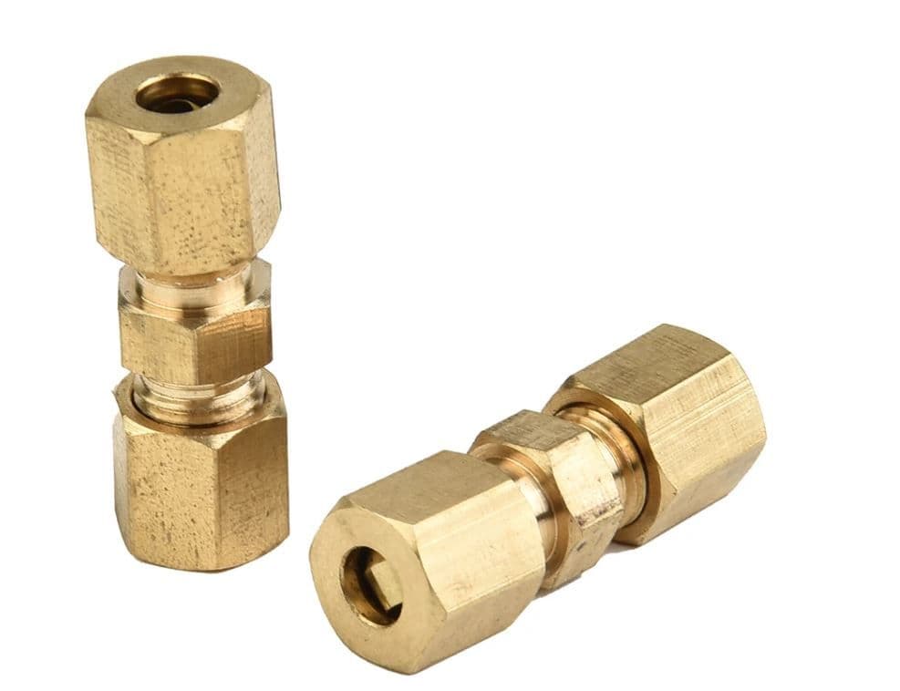 Brake Line Connection 3/16 Brake Line Connector Brass Brake Line Without Flaring