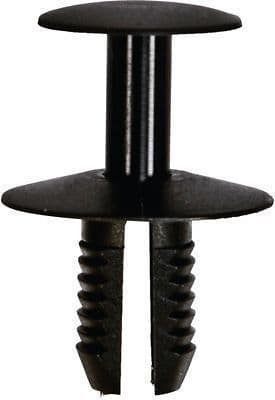 PLASTIC PUSH RIVETS X20 CLIPS BLACK INTERIOR TRIM RIV 3