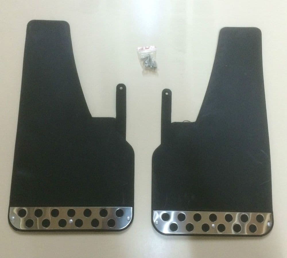 RALLY MUDFLAPS BLACK x2